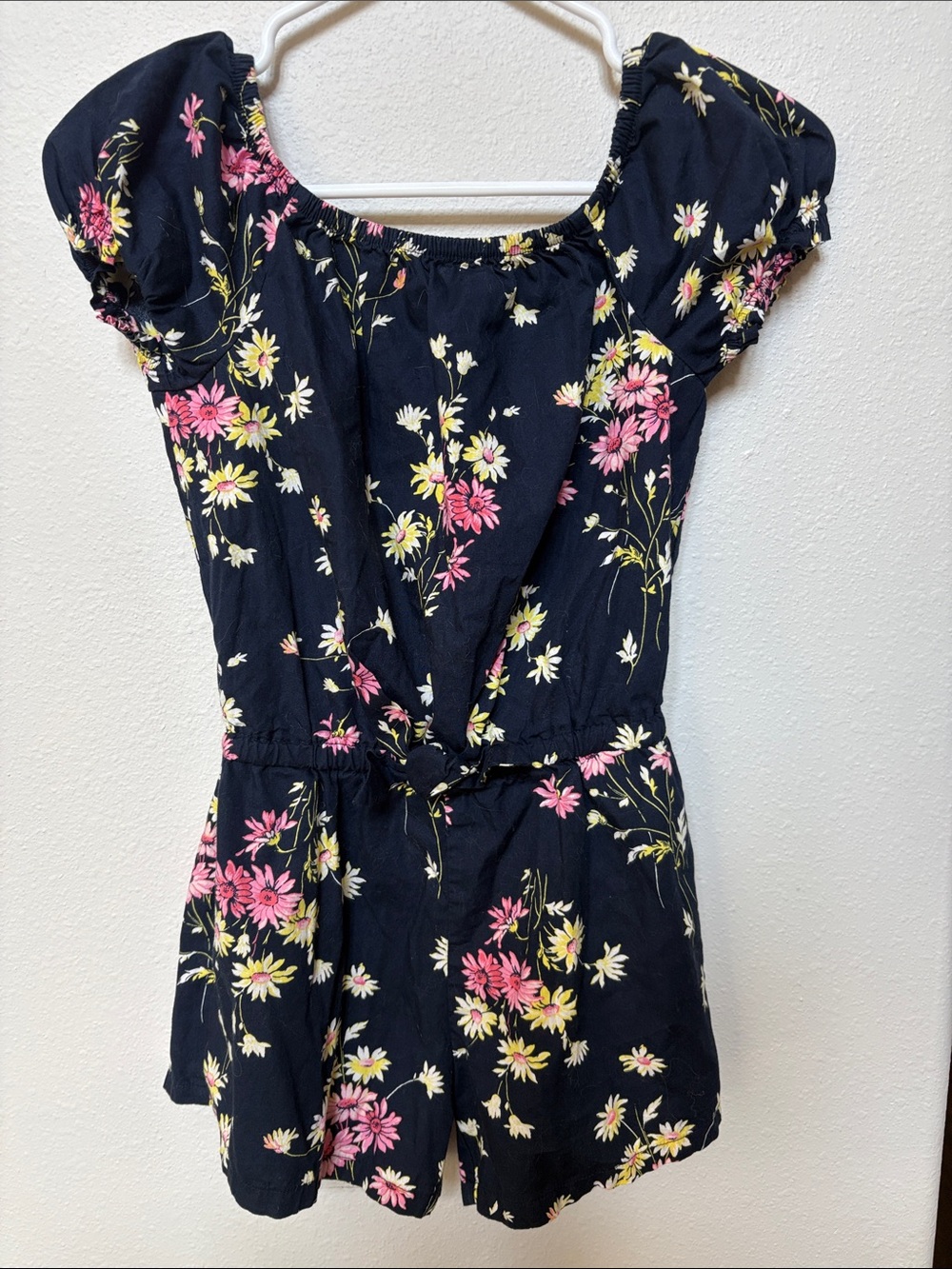 Girls Navy Floral romper by Gap kids